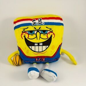 Vintage Nanco Spongebob SquarePants Basketball Plush 2004
